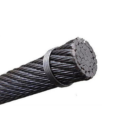 Harga yang bagus Kabel Baja Karbon Kelas m 72B 60 70 80 Anti Puntir untuk Derek 18X19 Kabel Tarik Tinggi on line