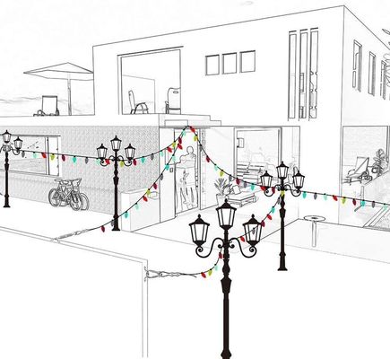 Harga yang bagus Kit Gantung Lampu Luar Ruangan dengan Finishing ZINC PLATED untuk Menggantung Ayunan Yoga dan Kursi Hammock on line