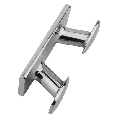 Harga yang bagus 316 Stainless Steel Mirror Polished Boat Bollard Marine Mooring Cleat untuk Docking Boat on line