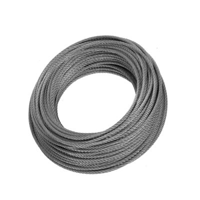 Kabel Baja Tahan Karat 1/4 dengan Konstruksi 7x19 Untaian Inti Tegangan Putus 600 lb