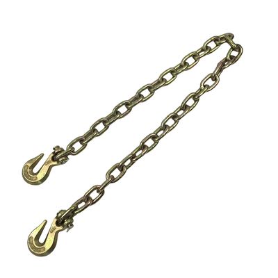 Harga yang bagus Galvanized G70 Binder Steel Link Chain Forged Clevis Grab Hooks 20Mn2 Metal Link Chain on line