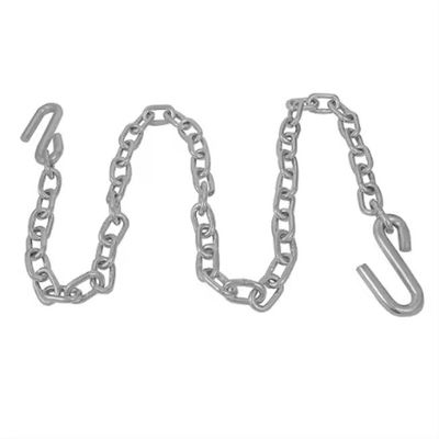 Harga yang bagus 20Mn2 Trailer stainless steel safety chain dengan 2t working load limit dan 7000lbs break length on line