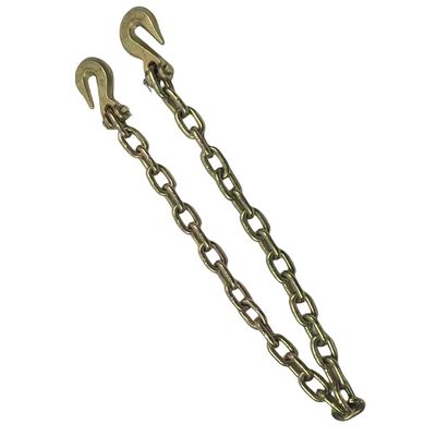 Harga yang bagus Blacken Finished G70 Galvanized Link Chain 8mm Diameter For Cargo Control Customized on line