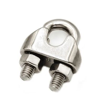 Harga yang bagus Clip tali kawat stainless steel DIN741 Pengikat untuk aplikasi rigging hardware on line