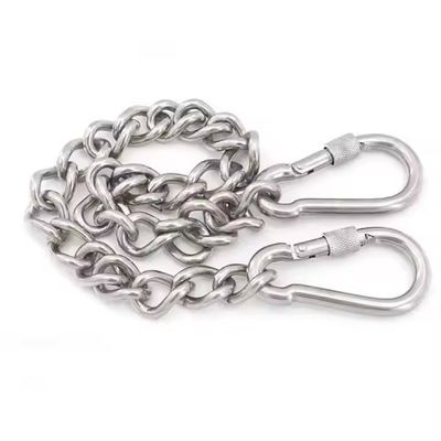 Harga yang bagus 8mm stainless steel welded lifting chain 2t batas beban on line
