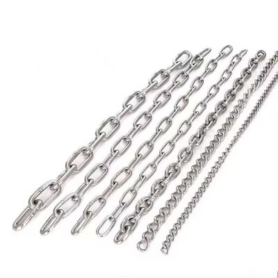 Harga yang bagus Long Service Life Customized DIN763 766 304 316 Stainless Steel Link Chain for Lifting on line