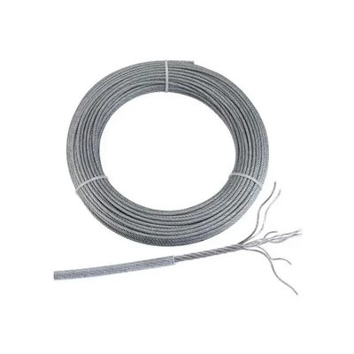 Harga yang bagus Pembengkokan Kabel Baja Galvanis 5mm 48mm 6x36 WS IWRC Inti Baja Kawat Tanah Tali Kawat Derek on line