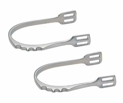 Harga yang bagus Pacu Stainless Steel Western Horse Riding Spurs untuk Harness Kombinasi Western on line