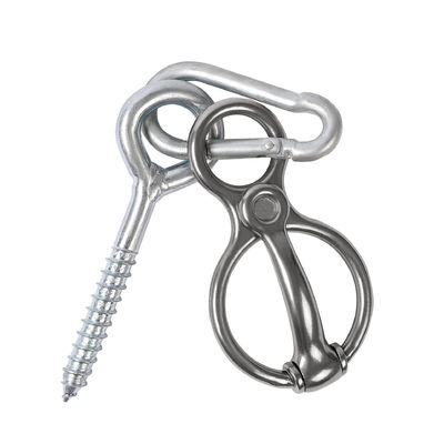 Harga yang bagus Stainless Steel Horse Tack Blocker Tie Rings For Harness Safety And Control on line