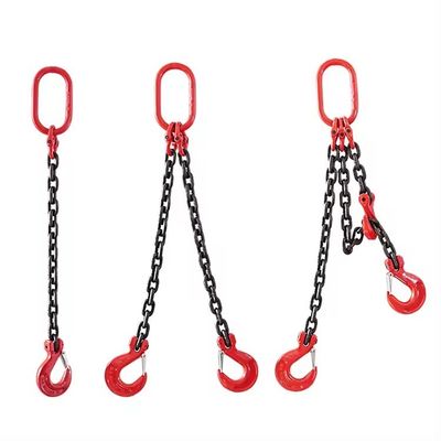 Harga yang bagus Black Finished G80 Empat Kaki Keamanan Lifting Chain Sling untuk Kapasitas Angkat Beban on line
