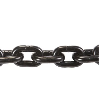 Harga yang bagus 48kN Test Load G80 8mm Blacken Finished Lifting Chain Iron Chain for Hoist on line