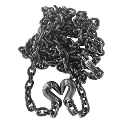 Harga yang bagus Amankan Kargo Anda dengan G80 Black Oxide Tie Down Chain Featuring Welding Hooks on line