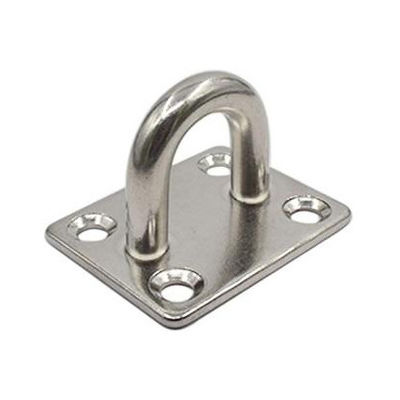 Harga yang bagus Rustproof Stainless Steel Square Eye Plate For Door Clasp And Wall Mount Hanging on line