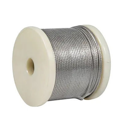 Harga yang bagus 1/16'-5/16' 8X7 FC 8X7 1X19 Tipe 316 Steel Wire Rope untuk Proyek Bangunan on line