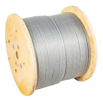 Harga yang bagus 7/10 BS 183 Galvanized Steel Wire Strand Kabel Komunikasi 7/3.25mm untuk tiang bendera on line