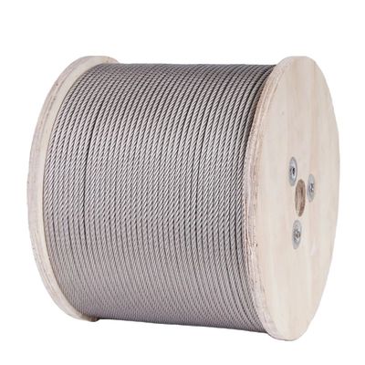 Harga yang bagus Bending 6X7 FC 6X7 IWS 7x7 Galvanized Steel Wire Rope untuk Hoist / Umum / Industri / Crane on line
