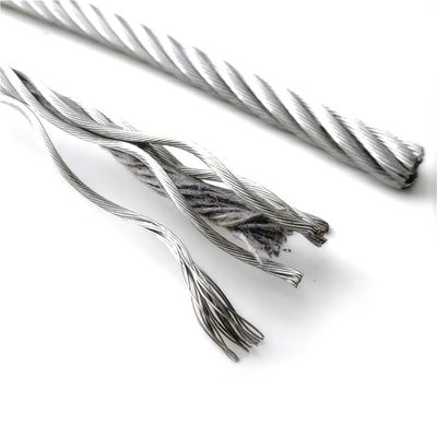 Harga yang bagus Kawat Baja 6X19 Seale IWRC Galvanis untuk Layanan Pemrosesan Derek Batubara Lainnya on line