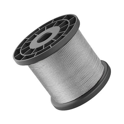 Harga yang bagus Tali Kawat Baja 6x37 FC 6x37 IWRC Non-Paduan 1 6 12 18 dengan Lapisan Galvanis Alu-Zinc on line