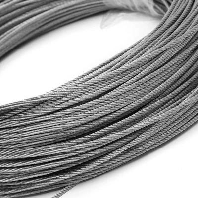 Harga yang bagus 6.3mm 6X19 S Seale 1770 MPa Galvanized Elevator Gubernur Kabel Steel Wire Rope on line