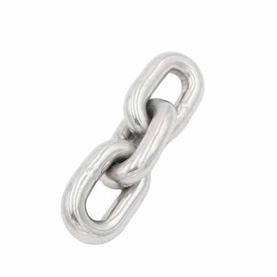 Harga yang bagus AISI304/316 Stainless Steel Welded Link Chain High Polished Japanese Standard Link Chains on line