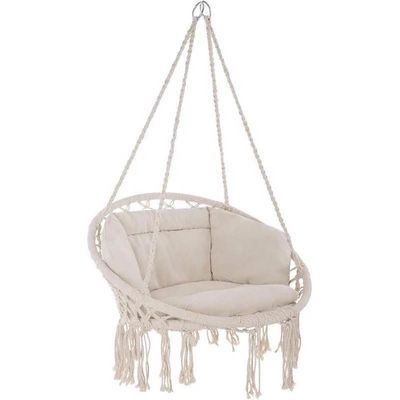 Harga yang bagus Yard Garden Hammock Swing Chair Macrame Swing Hanging Chair Comfortable on line