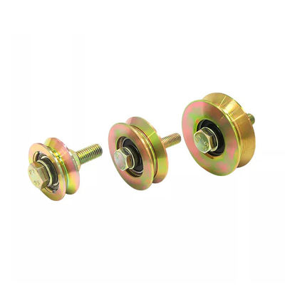 Harga yang bagus Groove Shape Slide Door Wheels High Loading Capacity Galvanized Steel Wheel on line