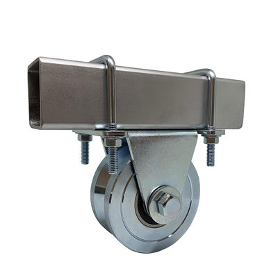 Harga yang bagus Double Bearing Bolt V-shaped Sliding Roller Track Grooved Wheel on line