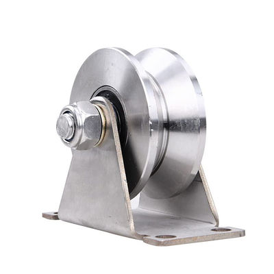 Harga yang bagus Groove Wheel Stainless Steel Heavy Duty Caster Wheels Sliding Gate Wheels on line