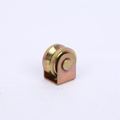 Harga yang bagus V Shaped Groove sliding Gate Wheel Color Zinc-Plated Steel Pulley Sliding door pulley Roller door accessories on line
