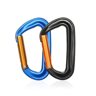 Harga yang bagus Aluminium Carabiner 12kN Screw Locking untuk Gym Climbing Gear di Industri Berat on line