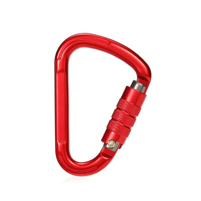 Harga yang bagus Kait Carabiner Aluminium Penerbangan 7075 Warna Kustom Industri Berat untuk Olahraga Petualangan on line