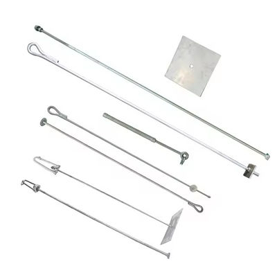 Harga yang bagus Oval Eye Ground Thumble Anchor Rod Hot Dip Galvanized Marine Hardware on line