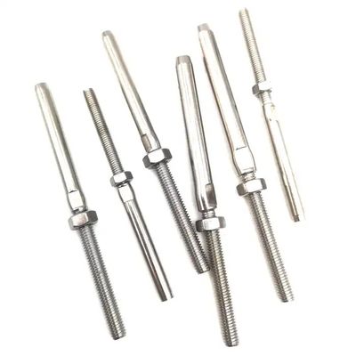 Harga yang bagus Stainless Steel 316 Wire Rope Swage Stud Terminal Heavy Duty With Nut on line