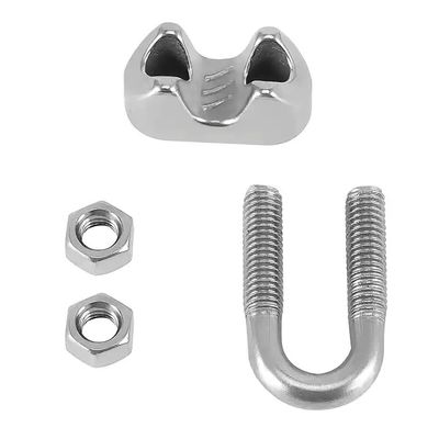 Harga yang bagus Stainless Steel Drop Forged Italian Type Wire Rope Clips Hardware on line