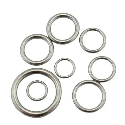 Harga yang bagus 2.5*7.5mm 316/304 Stainless Steel Mini Marine Strap Welded Round O Ring on line