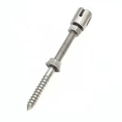 Harga yang bagus 3 to 5 mm Green Wall Cable Hubs Stainless Steel Hub Bracket Wire Trellis Tension For Fence Climbing Plants on line