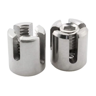 Harga yang bagus Wholesale Cable Clamps Stainless Steel 304 316 Hardware Wire Rope Cable Tensioner Adjustable 4mm Wire Rope Cross Clips on line