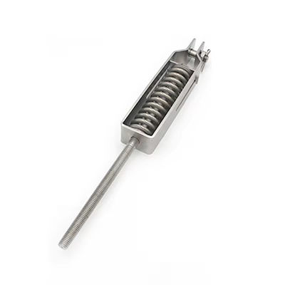Harga yang bagus Wire Rope Fittings Stainless Steel Rigging Hardware Tensioner With Fork Threaded Stud Safety Line Products on line