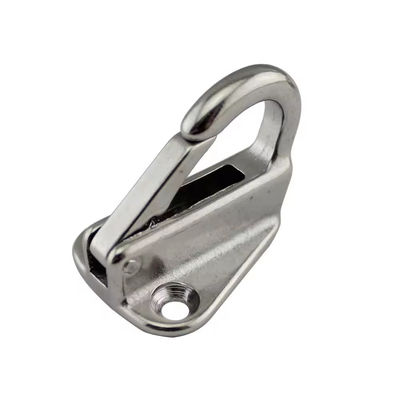 Harga yang bagus Marine Fender Bracket Stainless Steel Spring Locked Fender Hook Snap Fending Hook Attach Rope Boat Sail Tug on line