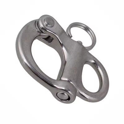 Harga yang bagus Swing Jaw Snap Shackles 304 316 Stainless Steel Quick Release Bail Rigging on line