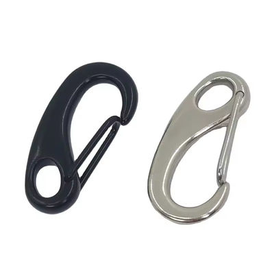Harga yang bagus Perangkat Keras Pemasangan Berbentuk Telur Carabiner Stainless Steel Berwarna Merah Muda Untuk Gantungan Kunci on line