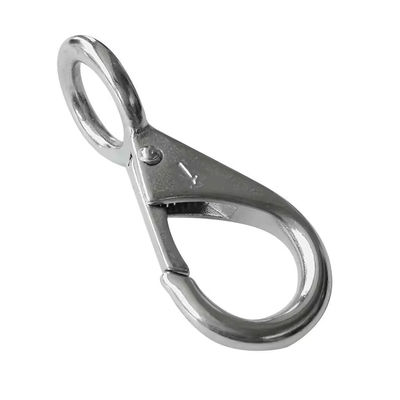 Harga yang bagus Pemanasan spring snap leash fixed hook stainless steel 316 untuk kapal laut on line