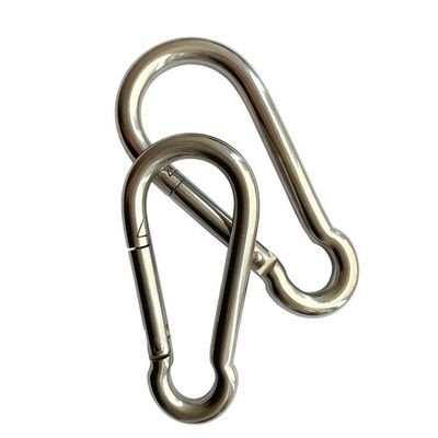 Harga yang bagus Kait Carabiner Baja Stainless Steel 304 dengan Hasil Akhir Dipoles untuk Aktivitas Luar Ruangan on line