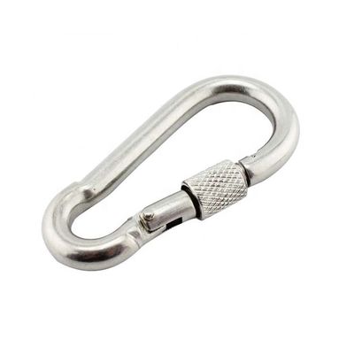 Harga yang bagus Kait Carabiner Baja Tahan Karat 40mm Aksesori Wajib untuk Pecinta Panjat Tebing on line