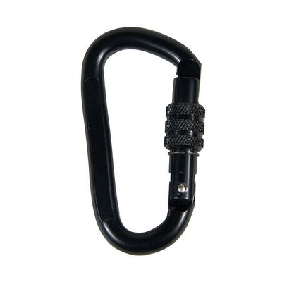 Harga yang bagus Klip Gesper Carabiner Pengunci 18KN Industri Berat dengan Finishing Halus untuk Hammock Camping on line