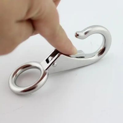 Harga yang bagus Hardware Laut SS304/316 tahan lama Fixed Eye Bolt Snap Hook dengan finish yang dipoles on line
