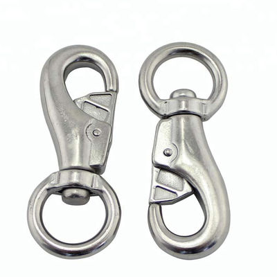 Harga yang bagus Industri Berat Baja Tahan Karat Bull Eye Swivel Single Snap Hook Kelas Laut on line