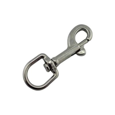 Harga yang bagus Baja tahan karat 316 Tunggal Kepala Spring Hook Pet Hook Snap Hook dengan finish dipoles on line