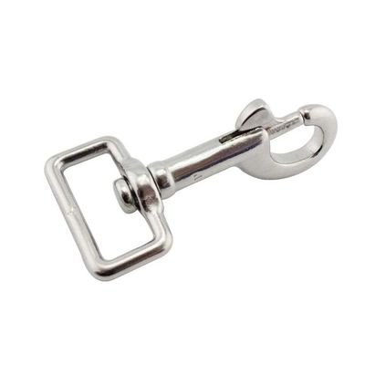 Harga yang bagus Polished Square Swivel Eye Bolt Snap Hook Untuk Distribusi Rigging Hardware on line