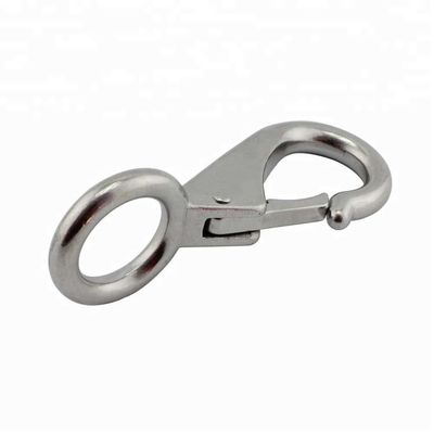 Harga yang bagus Stainless Steel 316 Mini Rigid Swivel Eye Snap Hook For Marine Quick Linking Requirements on line